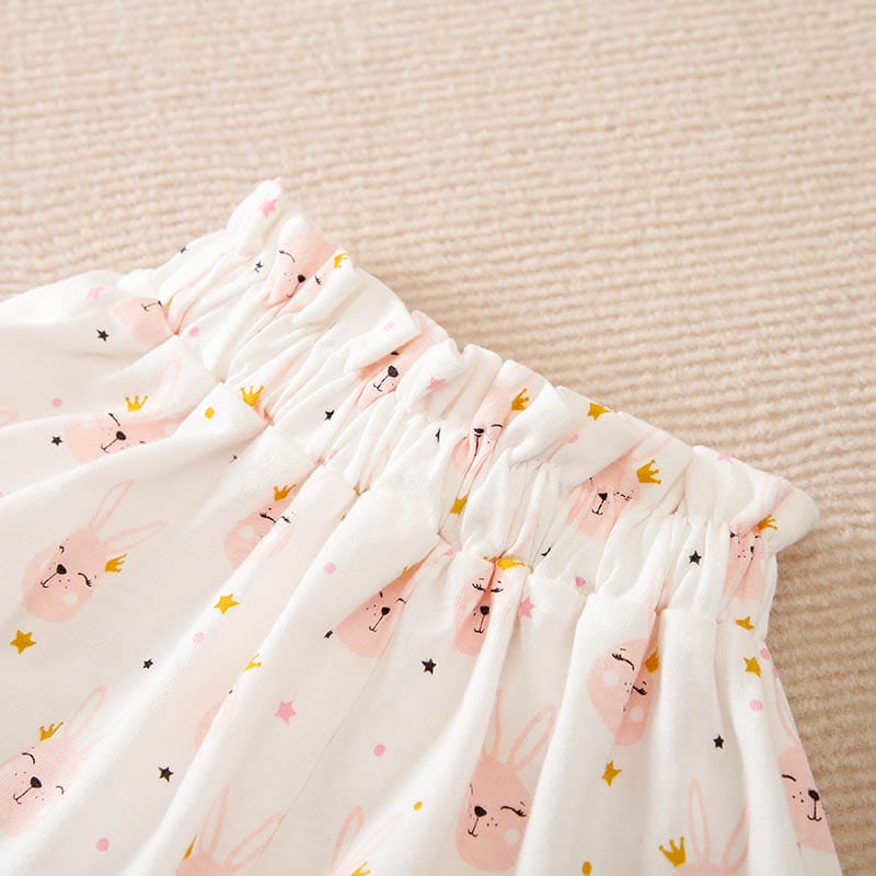 Pink Onesie With Bunny Skirt For Baby Girl 7 - Minitaq baby kids clothes dress