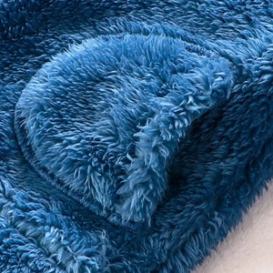 Cozy Blue Winter Sherpa Tracksuit 2pcs Set - Minitaq baby kids clothes dress