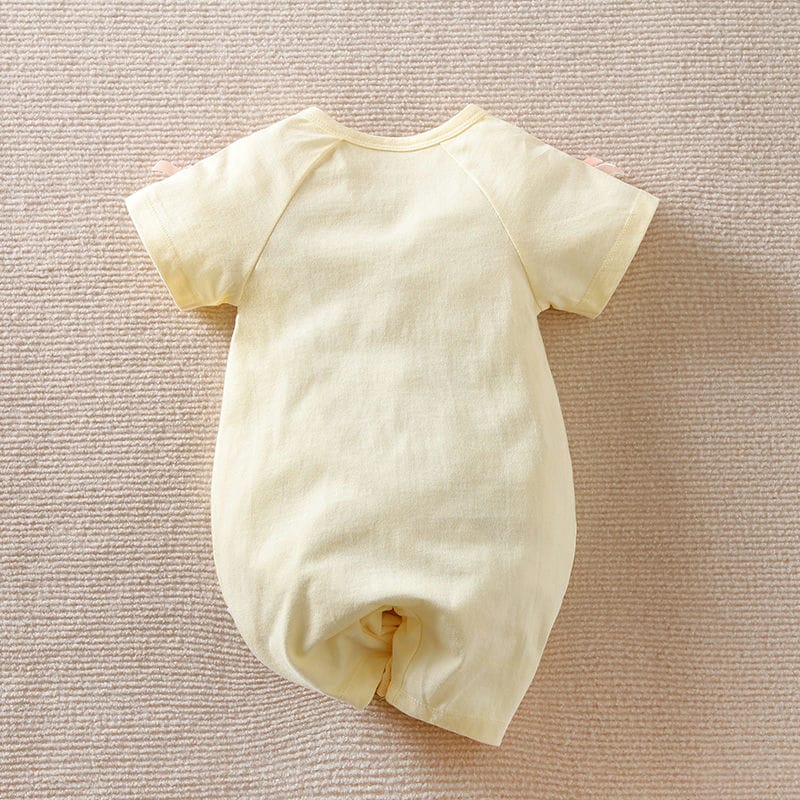 Cute Cat Yellow Summer Cotton Baby Romper 8 - Minitaq baby kids clothes dress