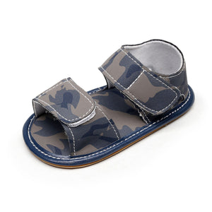 Blue Camouflage Style Baby Sandals 8 - Minitaq baby kids clothes dress