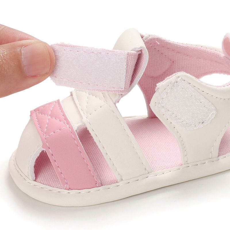 Soft White N Pink Baby Summer Sandals 6 - Minitaq baby kids clothes dress