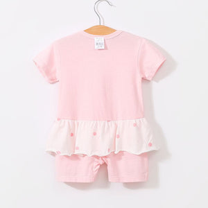 Cute Bunny Pink Frocky Style Romper 8 - Minitaq baby kids clothes dress