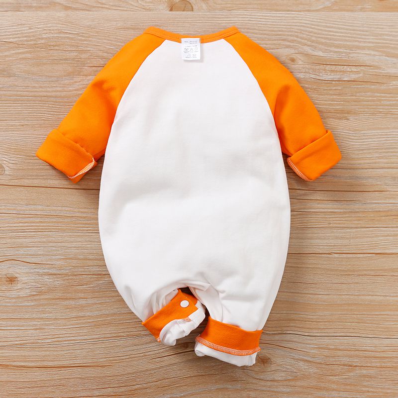 Orange Color Meow Baby Romper 3 - Minitaq baby kids clothes dress