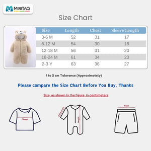 Beige Bear Design Winter Baby Romper 5 - Minitaq baby kids clothes dress