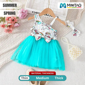 The Modern Open Shoulder Frock Dress For Baby Girls 2 - Minitaq baby kids clothes dress