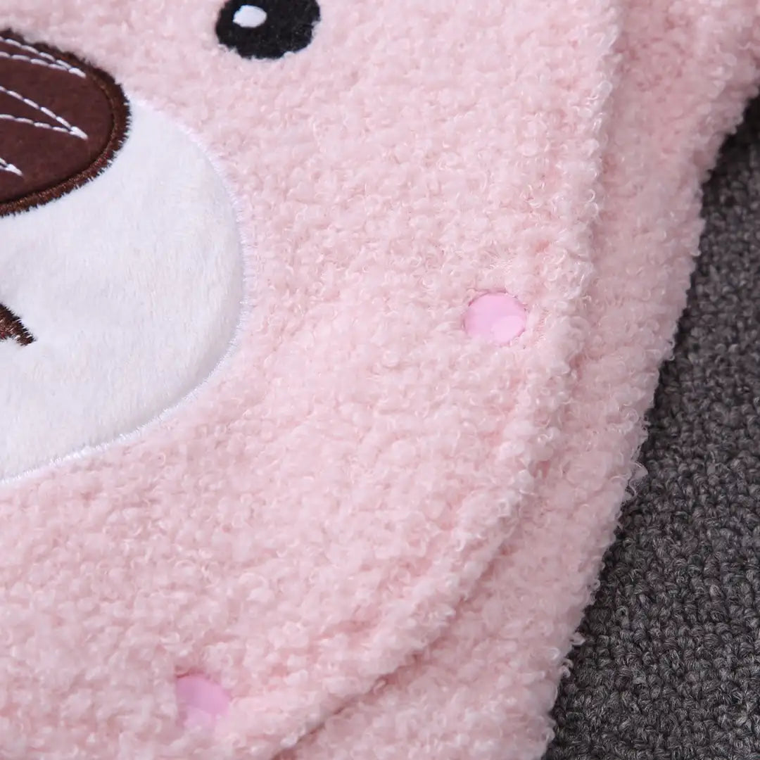 Pink Cute Teddy Bear Design Baby Romper 8 - Minitaq baby kids clothes dress