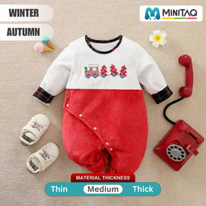 Red Trees Casual Baby Romper 2 - Minitaq baby kids clothes dress