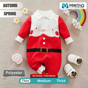 Red N White Cartoon Casual Baby Romper 2 - Minitaq baby kids clothes dress