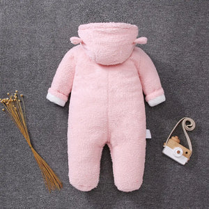 Pink Cute Teddy Bear Design Baby Romper 9 - Minitaq baby kids clothes dress