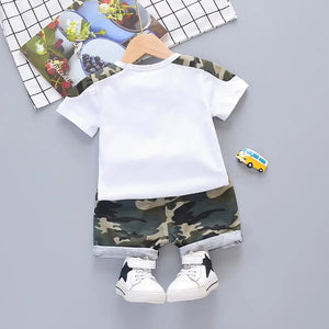 The Camo Stylish Cotton Shirt And Shorts 2pc Set 9 - Minitaq baby kids clothes dress