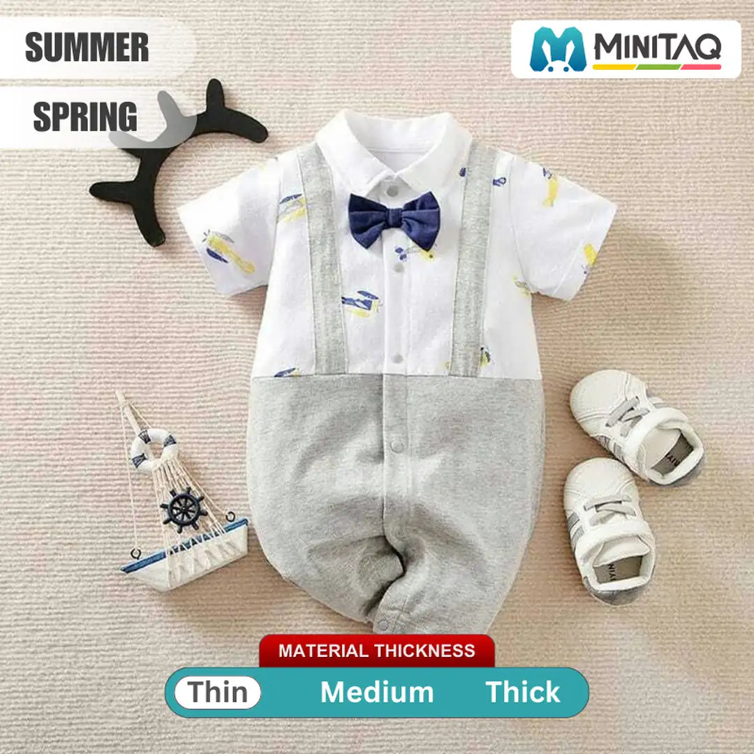 Aeroplanes Stylish Formal Baby Romper 2 - Minitaq baby kids clothes dress