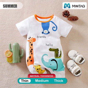 Hello Friends Summer Baby Romper 2 - Minitaq baby kids clothes dress