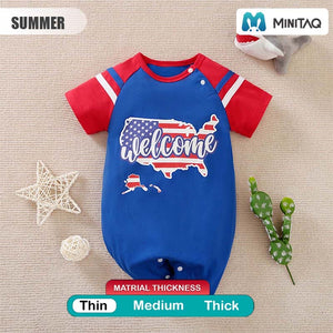 Welcome USA Casual Style Baby Romper 2 - Minitaq baby kids clothes dress