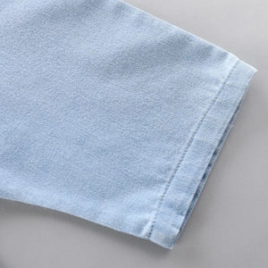 Bear Face Denim Dungaree with Striped Tee - Minitaq baby kids clothes dress 