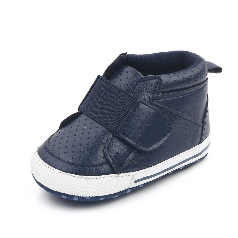 Blue Leather Band Trap Style Baby Shoes 1 - Minitaq baby kids clothes dress