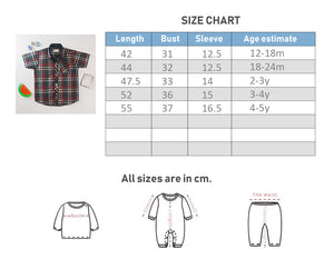 Multi Lines Casual Shirt For Kids 4 - Minitaq baby kids clothes dress