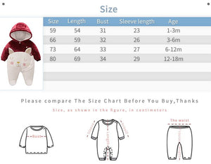 Comfortable Thick Winter Cute Cat Baby Romper 10 - Minitaq baby kids clothes dress