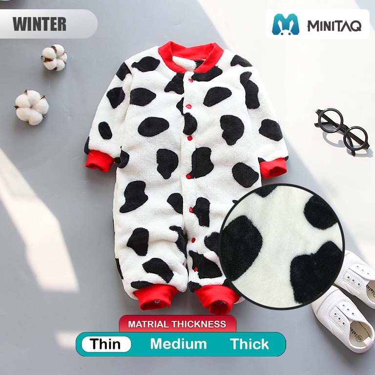 Black White N Red Thin Winter Romper 2 - Minitaq baby kids clothes dress