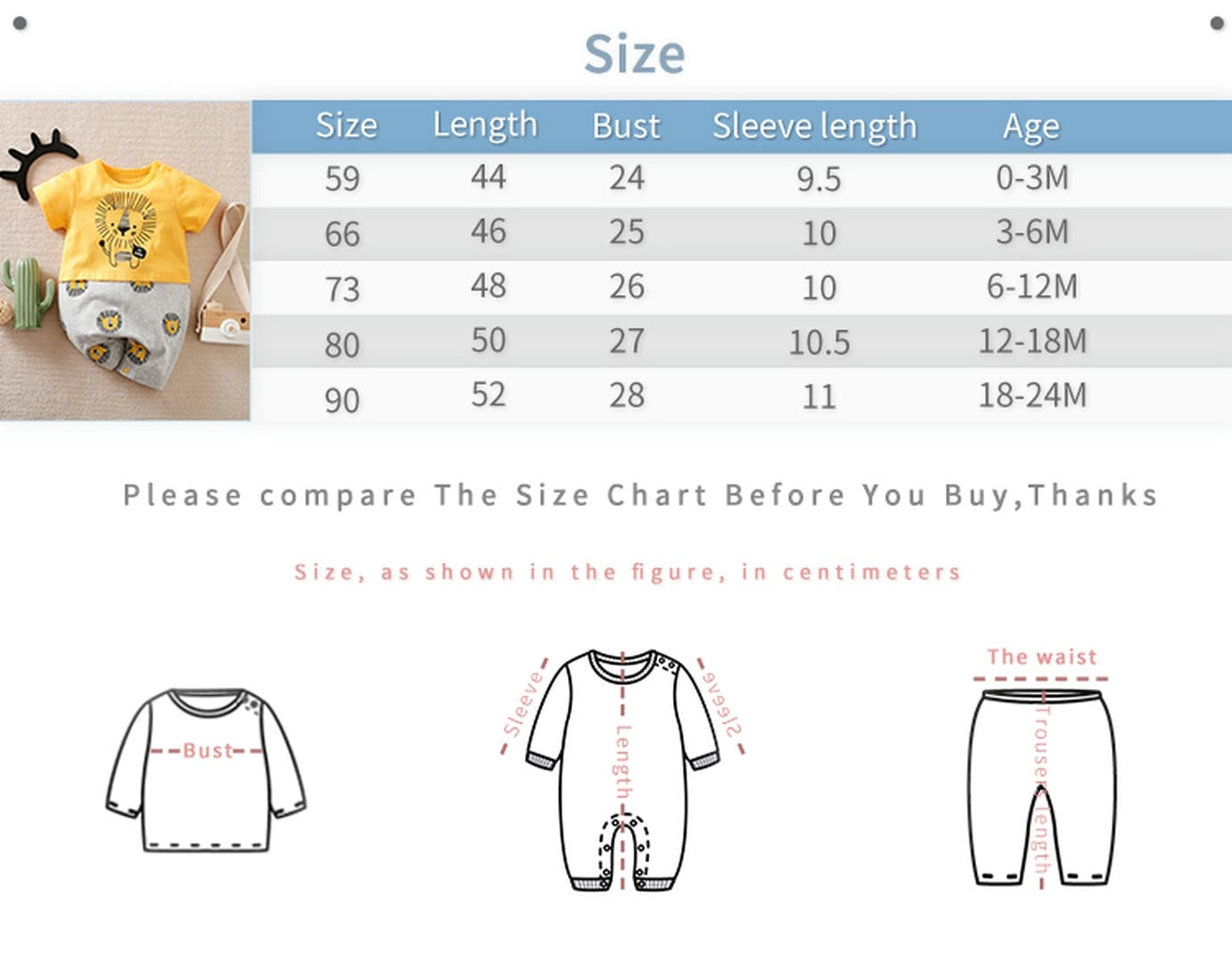 Lion Traveller Yellow N Gray Baby Romper 9 - Minitaq baby kids clothes dress