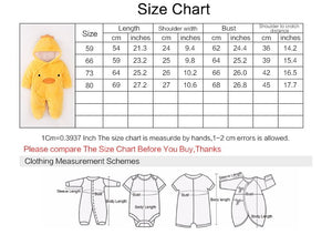 Orange Duck Thick Winter Hooded Romper 7 - Minitaq baby kids clothes dress