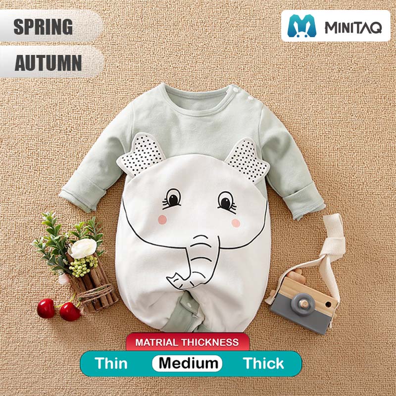 Cute Little Elephant Baby Romper 2 - Minitaq baby kids clothes dress