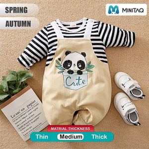 Cute Little Panda Baby Romper 2 - Minitaq baby kids clothes dress