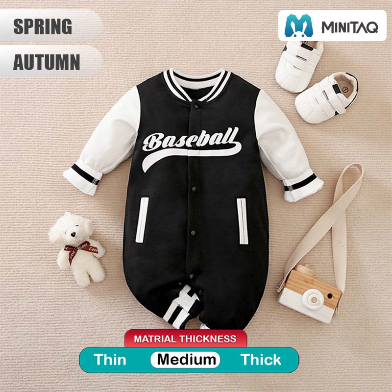 Baseball Sports Style Baby Romper 2 - Minitaq baby kids clothes dress