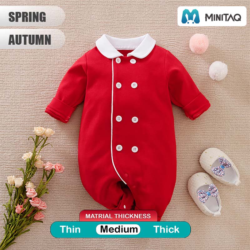 Modern Chef Style Red Baby Romper 2 - Minitaq baby kids clothes dress