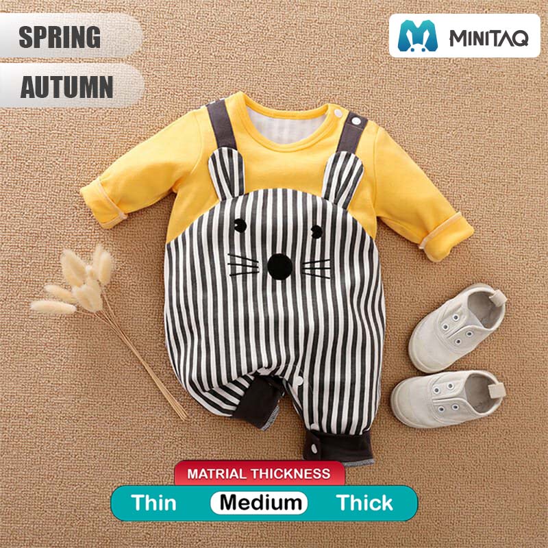 Modern Stylish Yellow Full Sleeve Romper 2 - Minitaq baby kids clothes dress