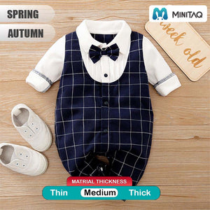 Formal Check Style Baby Dress Romper 2 - Minitaq baby kids clothes dress