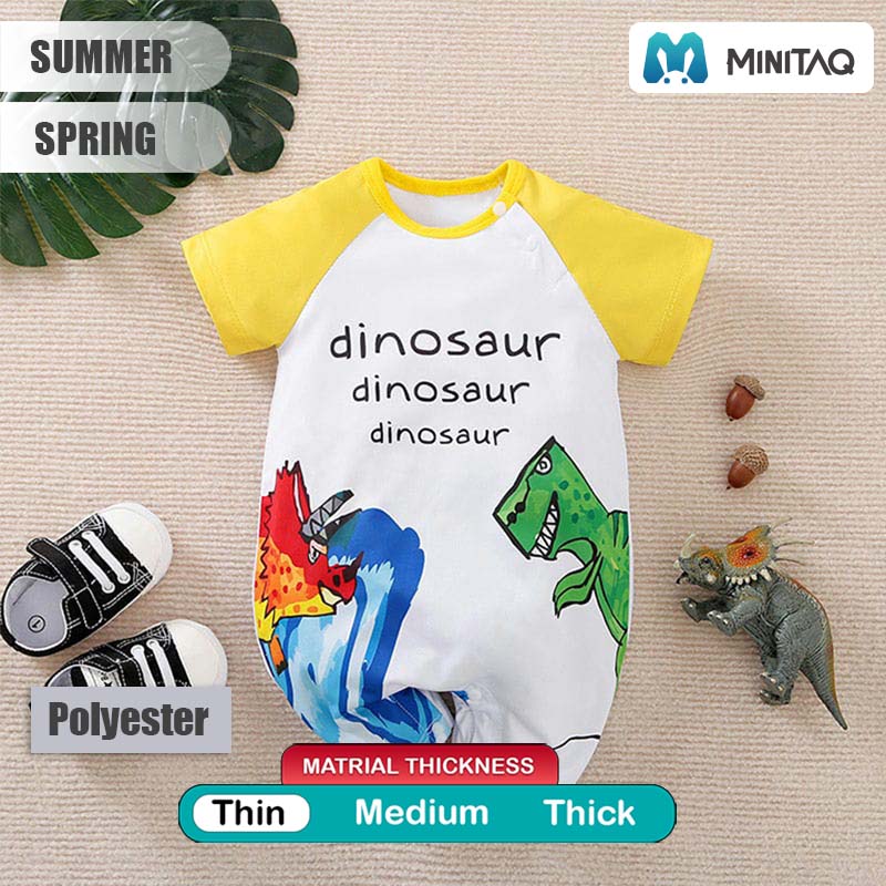 Dinosaur Kingdom Casual Summer Baby Romper 2 - Minitaq baby kids clothes dress