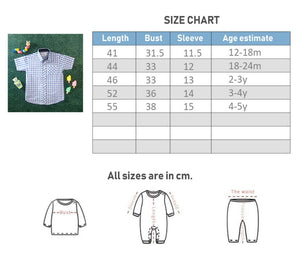 Checkered Blue Casual Shirt for Kids 4 - Minitaq baby kids clothes dress