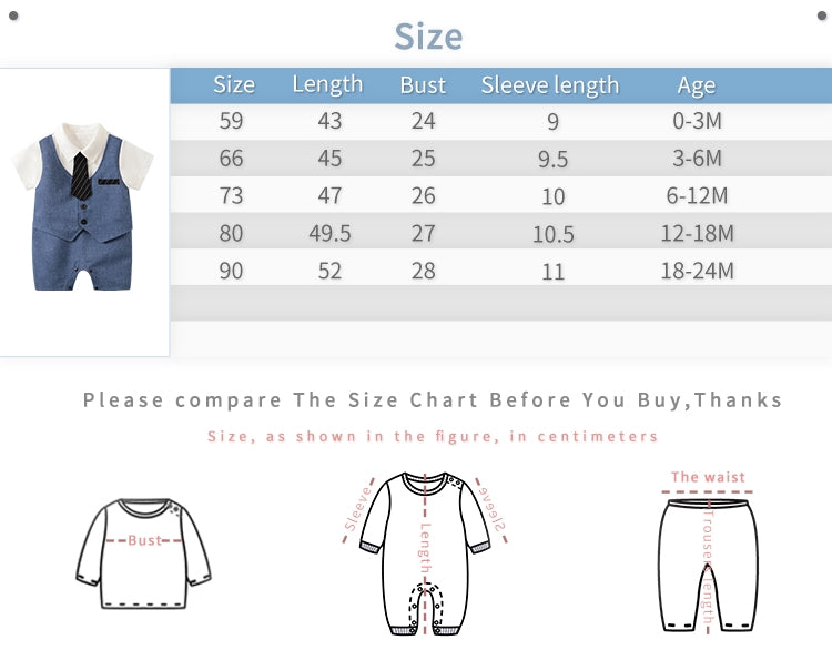 Formal Professor Style Baby Romper 8 - Minitaq baby kids clothes dress