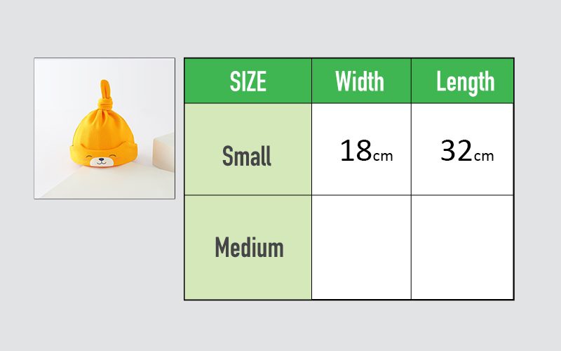 Cartoon Yellow Cotton Baby Cap 2 - Minitaq baby kids clothes dress