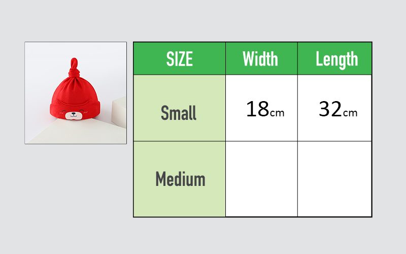 Cartoon Red Cotton Baby Cap 2 - Minitaq baby kids clothes dress