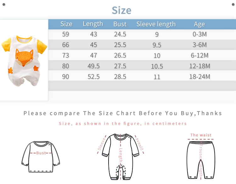 Cute Fox Hug Summer Baby Romper 8 - Minitaq baby kids clothes dress