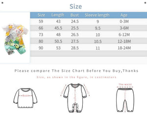 Playful Animal Drawing Baby Romper 8 - Minitaq baby kids clothes dress