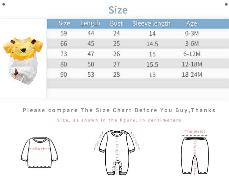 Stylish Cute Lion Baby Romper 8 - Minitaq baby kids clothes dress