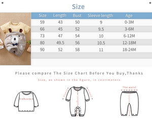 Huggy Gray Bear Baby Romper 10 - Minitaq baby kids clothes dress