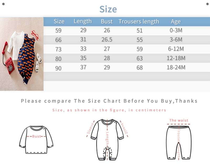 Modern Fox Cartoon Baby Romper 8 - Minitaq baby kids clothes dress