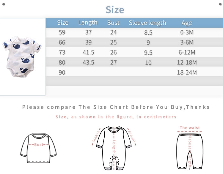 Summer Cartoon Whale Pattern Onesie 8 - Minitaq baby kids clothes dress