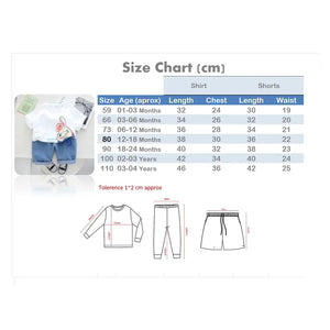 White Cartoon T-Shirt With Denim Pants For Kids 7 - Minitaq baby kids clothes dress