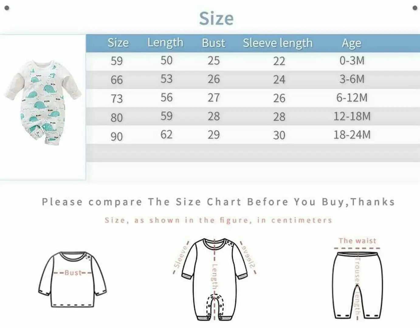 Ocean Whale Full Sleeves Baby Romper 9 - Minitaq baby kids clothes dress