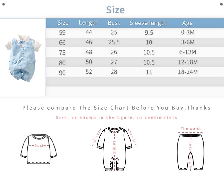 Formal Summer Blue Cotton Baby Romper 9 - Minitaq baby kids clothes dress