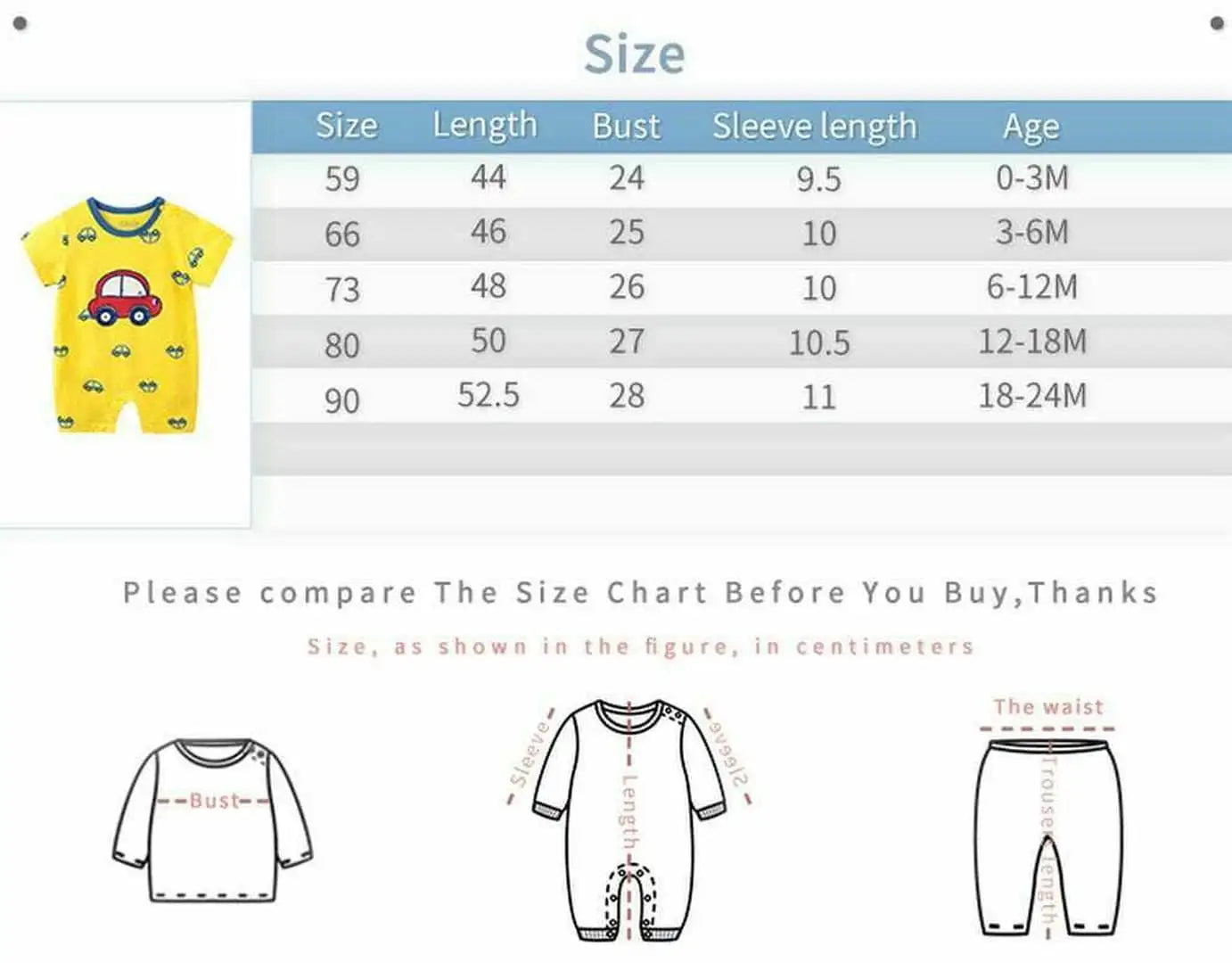 Car Design Yellow Half Sleeve Baby Romper 9 - Minitaq baby kids clothes dress