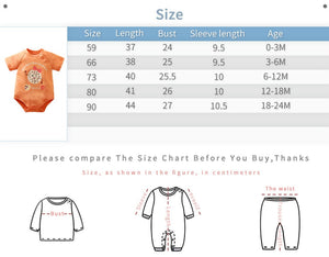 Cute Cookie Orange Baby Onesie 8 - Minitaq baby kids clothes dress