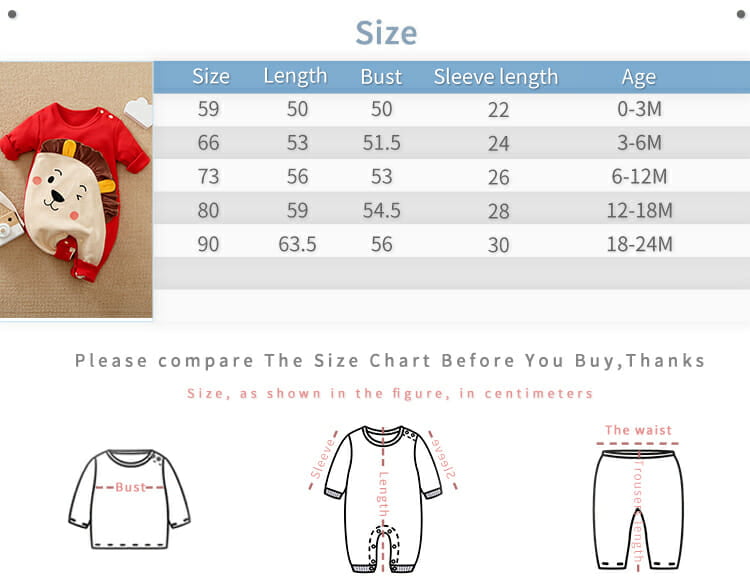 Red Adorable Cartoon Baby Romper 9 - Minitaq baby kids clothes dress