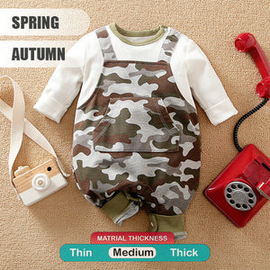 Army Style Baby Romper Dress 2 - Minitaq baby kids clothes dress