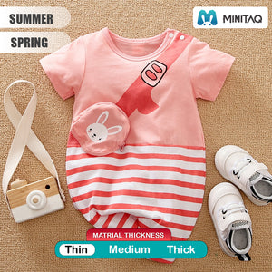 Rabbit Satchel Style Cotton Baby Romper 2 - Minitaq baby kids clothes dress