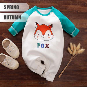 Cute Little Fox Baby Romper 2 - Minitaq baby kids clothes dress